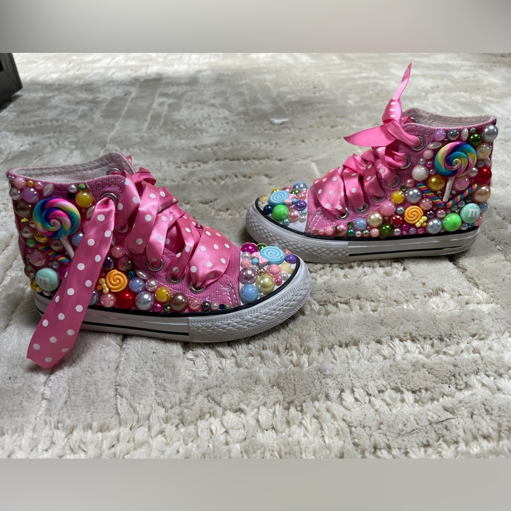 Candy sneakers, toddler size 12.5